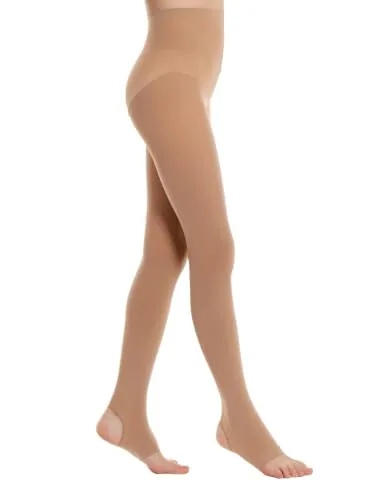 Girls' Dance Tights, Light Suntan
