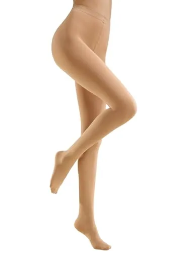 70D High-Waist Opaque Tights II, Tan