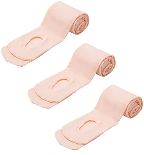 40D Convertible Girls' Dance Tights, 3 Pairs II, Ballet Pink