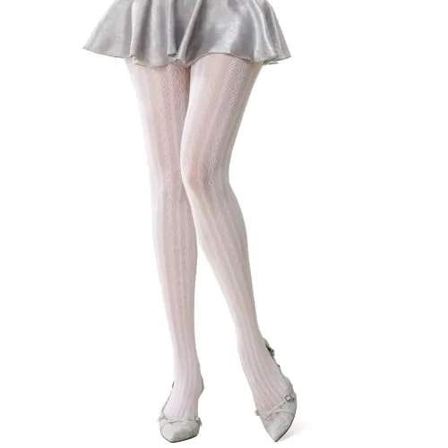 High-Waist Fishnet Tights IV, Heart